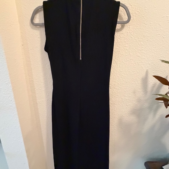 Tommy Hilfiger Sophisticated Sleeveless Ribbed Gold Zipper Dress, Sz 4, NWT - Picture 5 of 10